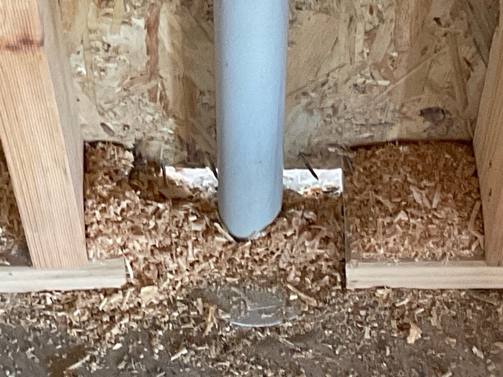 Additional blocking and fixings needed at the junction, recorded during a fixing inspection in Fraser Rise, 4 km from Rockbank
